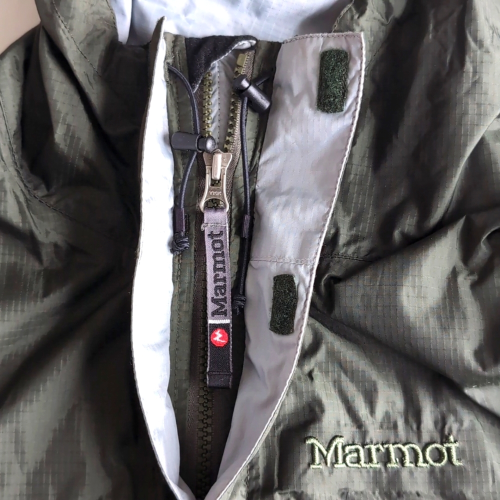 Marmot Men's Windbreaker Jacket Dark Green Long Sleeves Size Medium - Picture 5 of 13